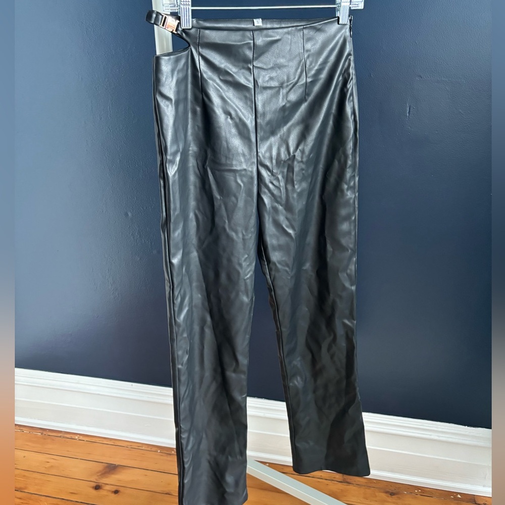 Revolve Sample Vegan Leather Pants - image 3